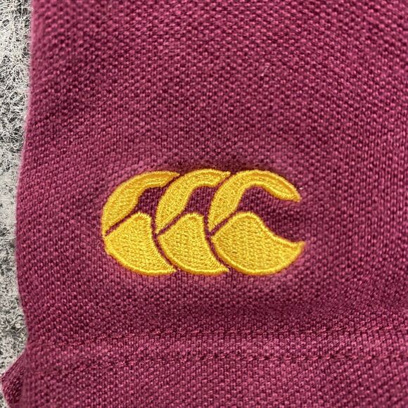 Brisbane Broncos Rugby Shirt Men Medium Shirt Collared Red Y2K 2008 Canterbury - Picture 6 of 16